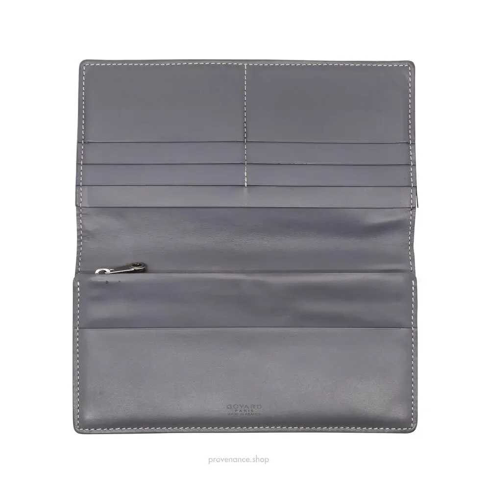 🔴 Goyard Richelieu Long Wallet - Grey